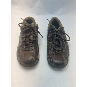 SPERRY top-sider shoes boy's size 13 brown leather comfort lightweight